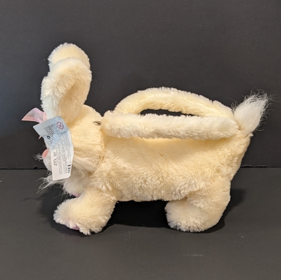2/$20 cream bunny rabbit plush hand bag 12” Easter - Picture 5 of 12